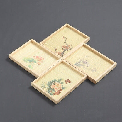 Chinese Bamboo Tea Tray|Tea Accessories|Service Tray