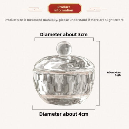 1Pc Mini Crystal Water Cup Holy Water Cup Buddha Cup Decorative Small Ornament