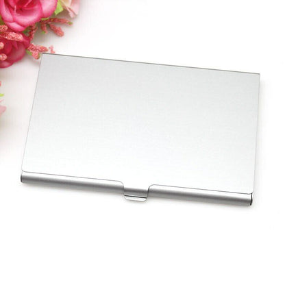 Unisex Business Card Bag Cardholder Metal Card Box Cover Credit ID Men Card Case