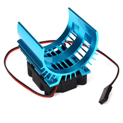 Aluminum Heat sink with 5V Cooling Fan for RC 1/10 Car 540 550 3650 Size Motor D