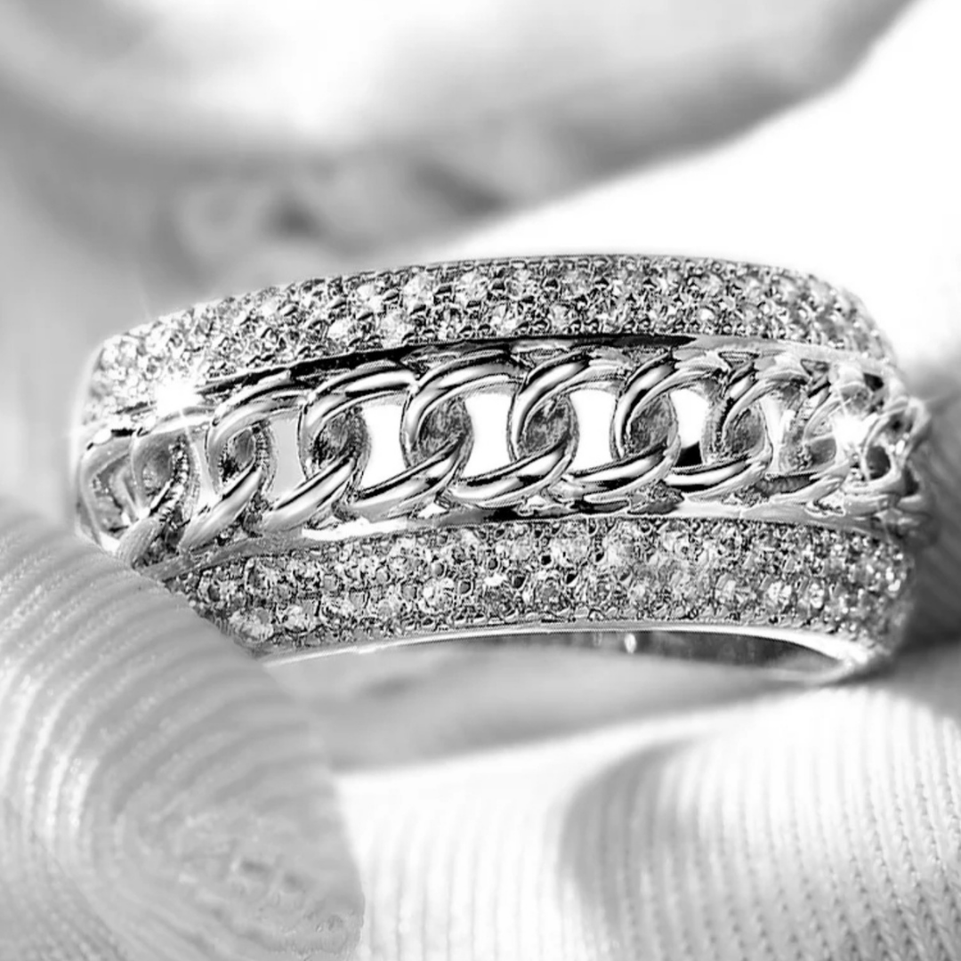Anillo De Acero Inoxidable Para Mujer De Moda Casual Sortija Gift Jewelry Ring