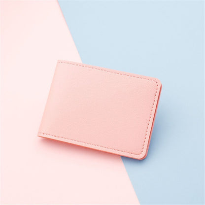 Card Holder Synthetic Leather Organizer Bag 10.8*7.7*1 CM Case White/Yellow/Red