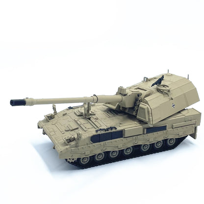 1:72 German PZH2000 self-propelled gun howitzer tank chariot simulation model