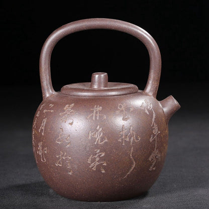 vintage chinese yixing purple clay teapot zisha ceremony nice teaware collection