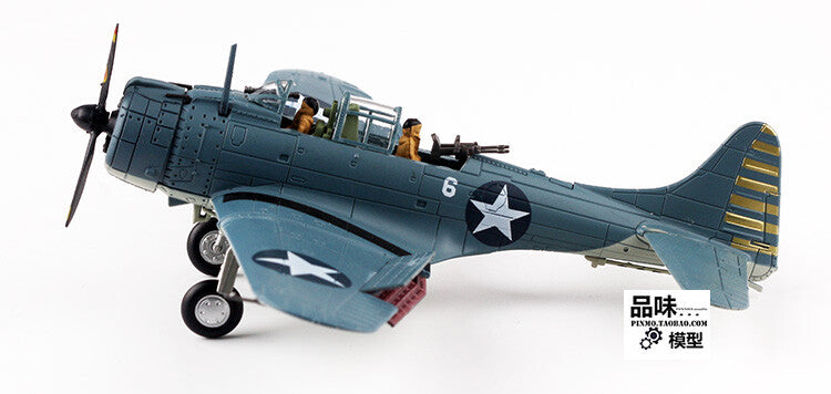 1/72 WWII US SBD Dreadnought Dive Bomber Model Midway Battle