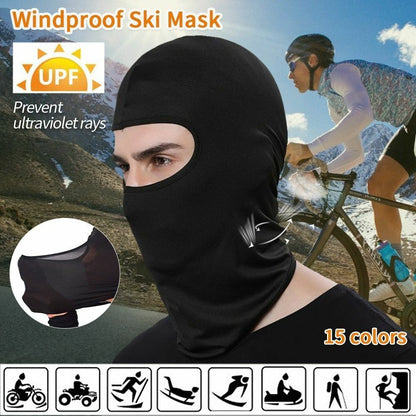 Face Mask Balaclava Hat Full Cover Hiking Lycra Sun UV Protection Outdoor Sport