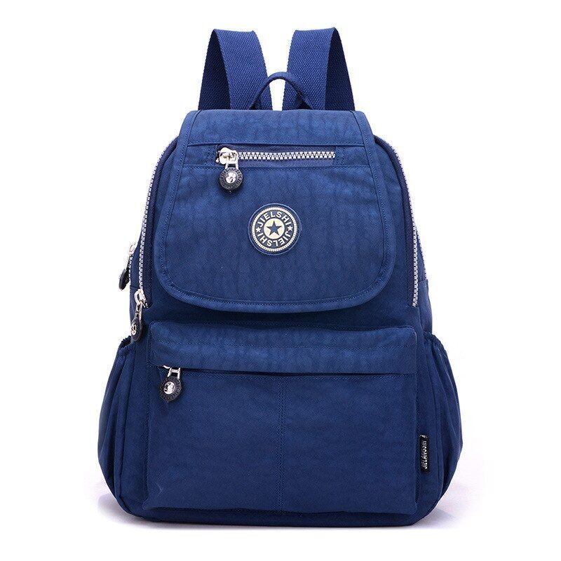 Waterproof Nylon Backpacks School Bags Large Traveling Leisure Nylon Zipper 1 PC