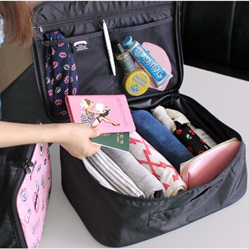 Travel Cosmetic Bag Makeup Case Storage Organizer Bags Waterproof Large Bag 1 PC