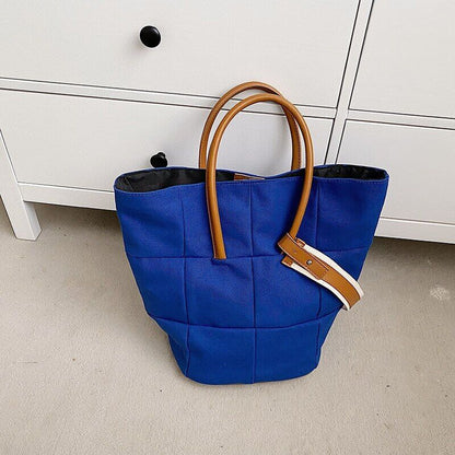 Women Handbag Female Bucket Shoulder Bag Big Ladies Totes Canvas Crossbody Bag