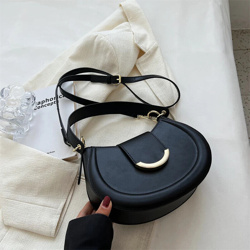 Shoulder Side Bags Women Leather Small Underarm Crossbody Handbags Purses