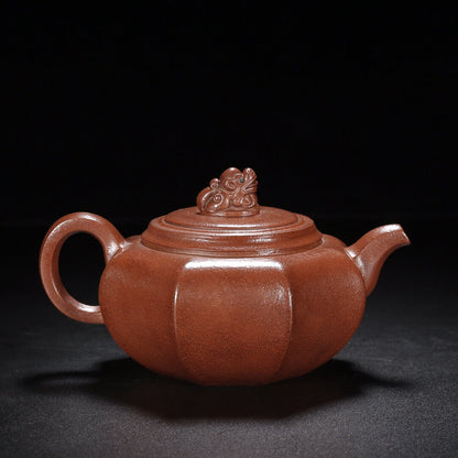 Chinese Yixing Zisha Clay Handmade Exquisite Teapot （纳财 底款：周桂珍）