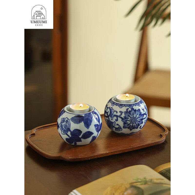 Blue and White Porcelain Ceramic Household Dining Table Desktop Decoration