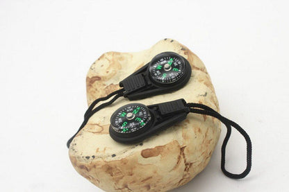 1000pcs New Pull Mini Compass Backpack Bag Strap Charm Outdoor Sport Hiking Tool