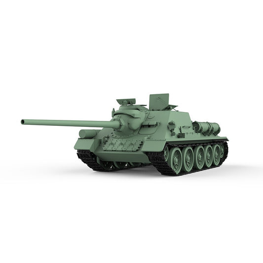SSMODEL SS87753 1/87 Military Model Kit Soviet SU-100 Tank Destroyer