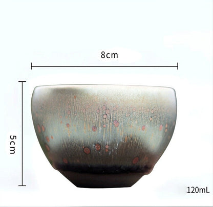 120ml Chinese Tea Cup Kiln Change Ceramic Tea Cups Kung Fu Tea Set Tea Ceremony