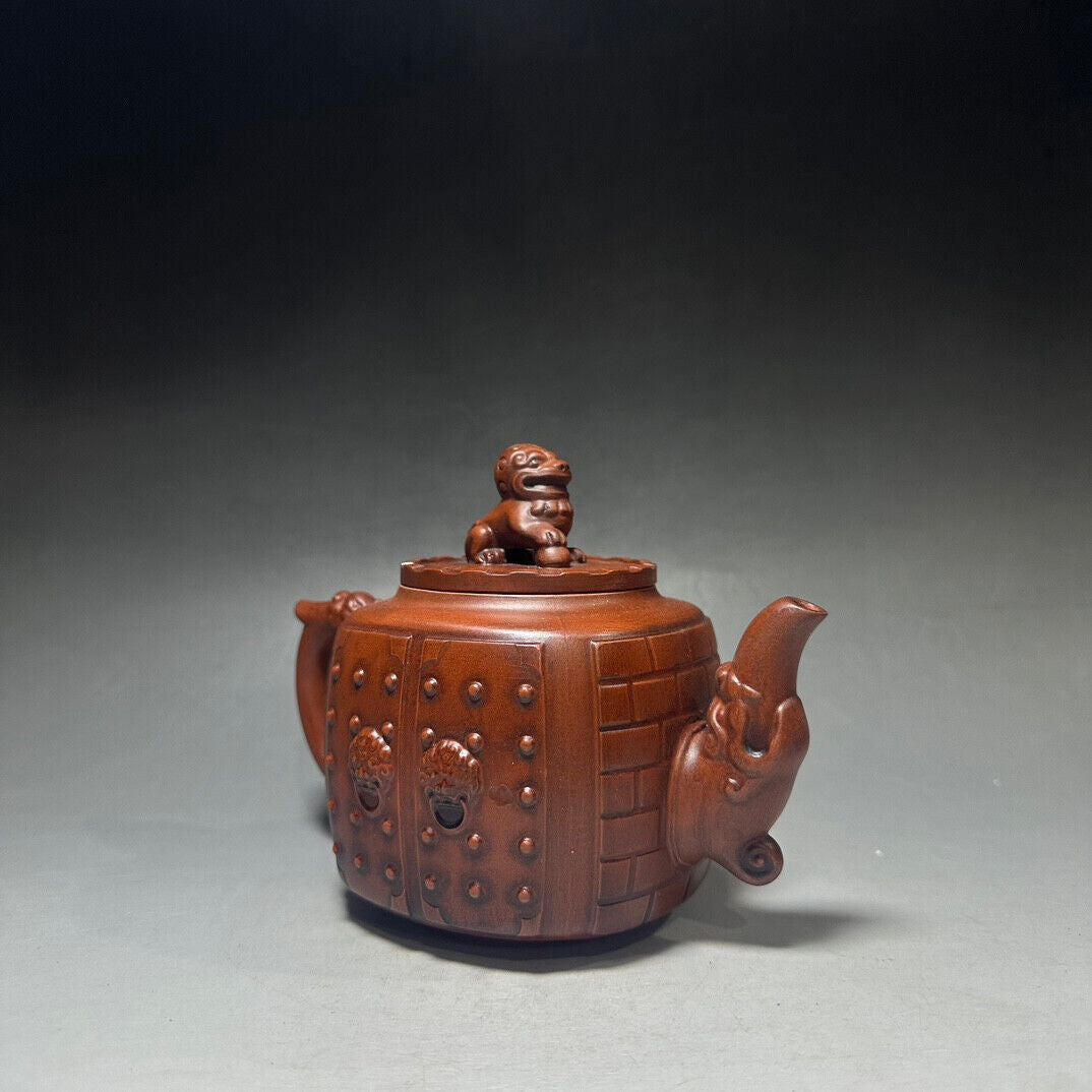 Chinese Yixing Zisha Clay Handmade Exquisite Teapot （大宅门 底款：大明八年）