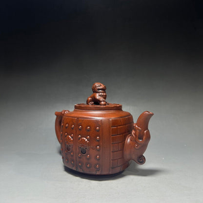 Chinese Yixing Zisha Clay Handmade Exquisite Teapot （大宅门 底款：大明八年）