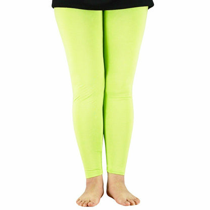 Women Leggings Plus Size Elastic Waist Casual Bamboo Fiber Stretch Pants Workout