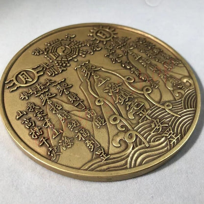 Pure Copper Shanhai Town Copper Seal To Ward Off Evil Spirits Exquisite