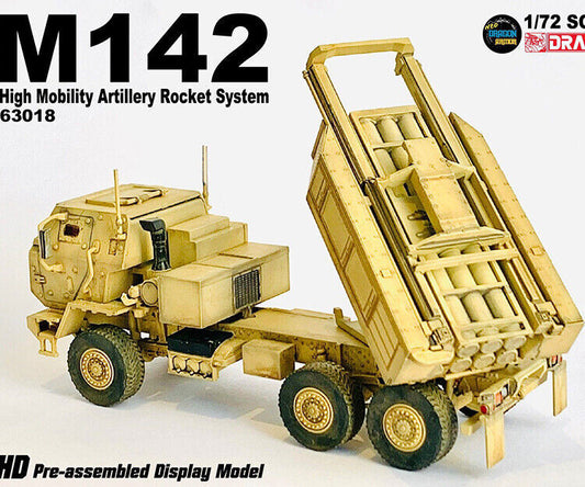 Dragon 63018 1/72 U.S Army M142 Hymas High Mobility Rocket Finished Tank Model