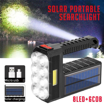 LAMPARA Linterna Potente Recargable Super Brillante de 8 Nucleos +impermeable