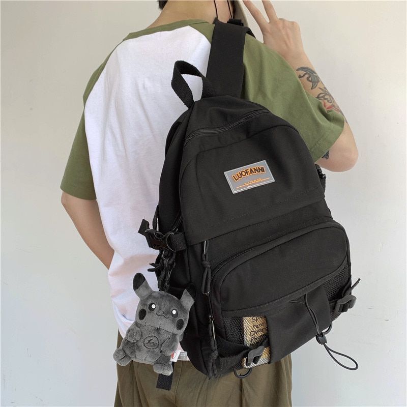 Waterproof Nylon Backpack High Quality Schoolbag Travelling Nylon Polyester 1 PC