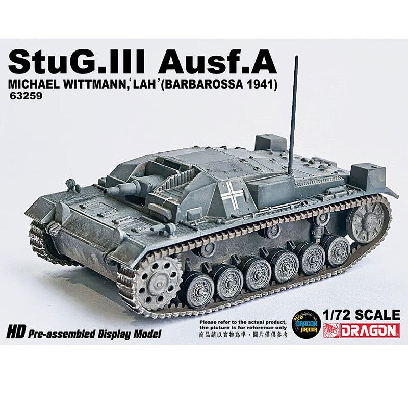 1/72 German Sturmgesch ü tz III A-type Tank Model Weitmann Barbarossa