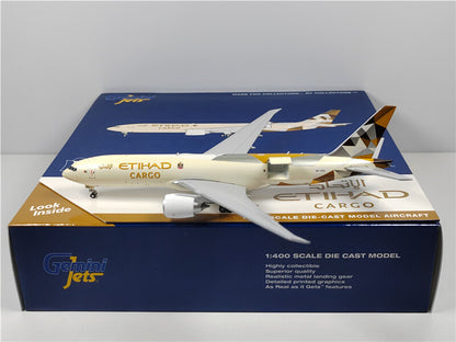 GeminiJets Etihad Air Cargo FOR BOEING B777-200F A6-DDE 1:400 Aircraft Model