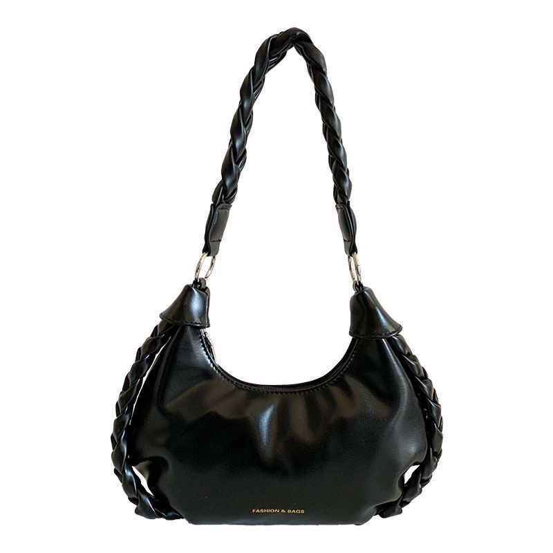 Retro Shoulder Bag Leather Handbags Crossbody Bags Armpit Purse 27*7*13 CM 1PC