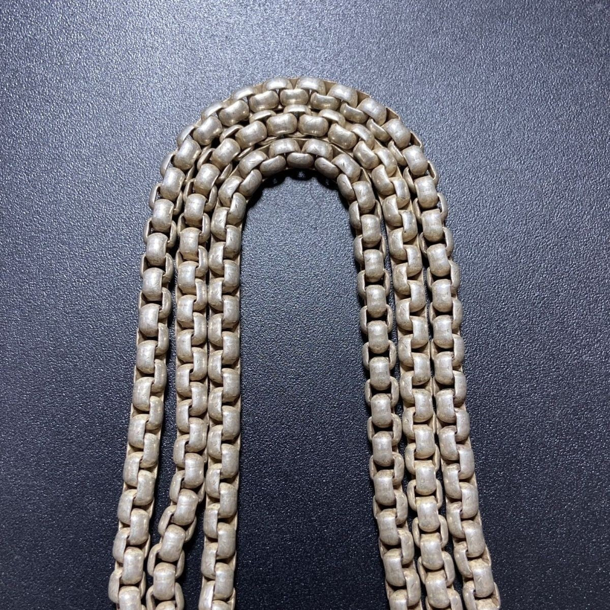 Miao Ethnic Handmade Silver Chain Necklace | Traditional Ethnic Jewelry