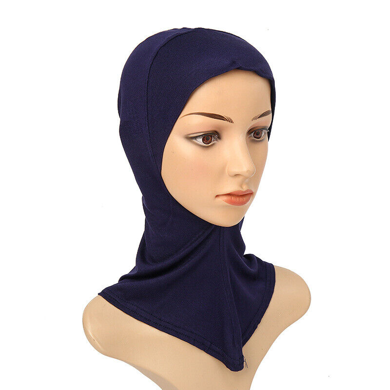 Women's Under Scarf Hat Cap Bone Bonnet Ninja Hijab Islamic Neck Cover Muslim*US