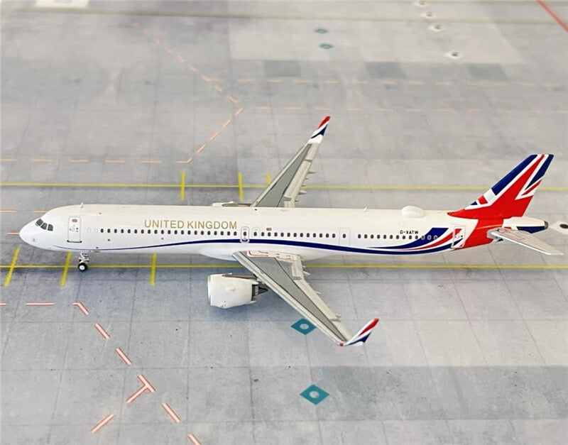 PandaModel British Air Force for Airbus A321neo G-XATW 1/400 DIECAST plane Model