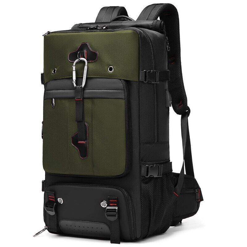 New Men's Travel Bag Backpack Luggage Bag Hiking Outdoor Mountaineering Bag