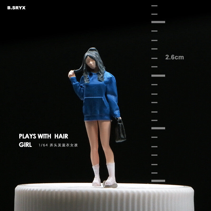City Street Person Doll Scene Prop Model 1/64 Figure Model For Model Car