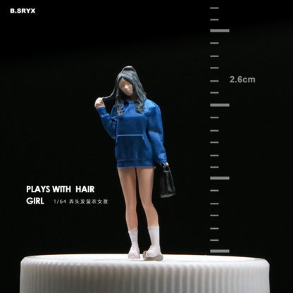 City Street Person Doll Scene Prop Model 1/64 Figure Model For Model Car