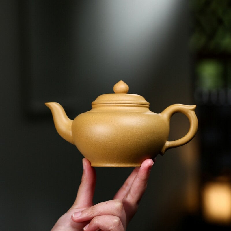 Authentic Yixing Zisha Duan Clay Tea Pot Marked Original Ore Certificate Paper