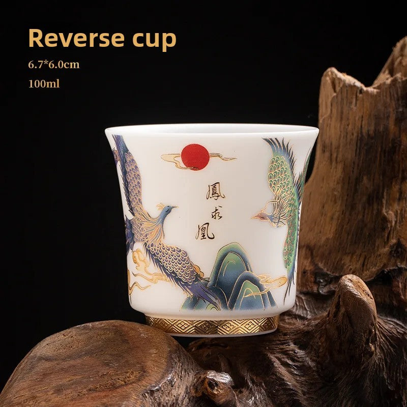 1Pc Chinese White Porcelain Master Cup Tea Cup Personal Cup Kung Fu Tea Set