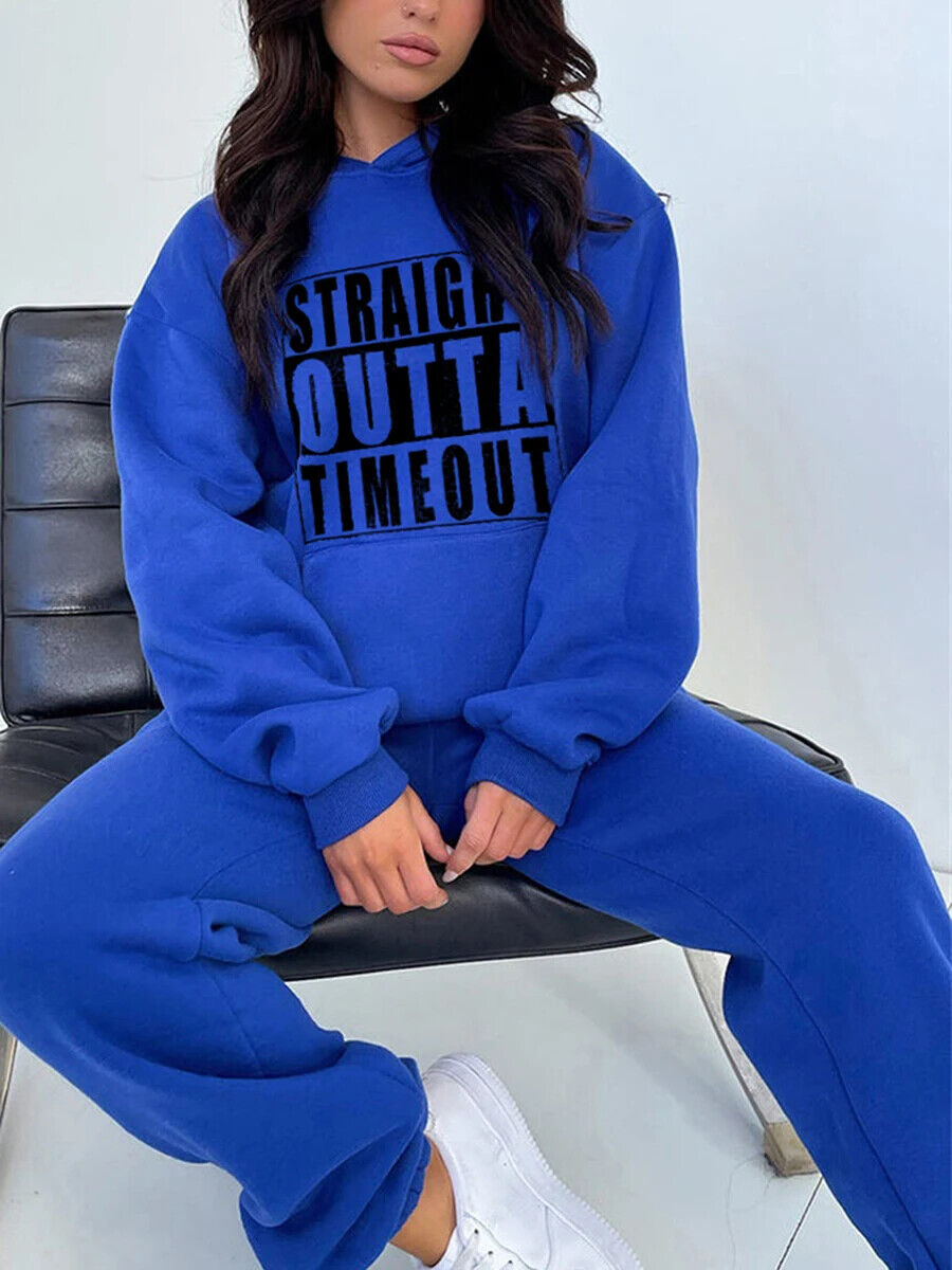 Suit Winter Spring Tracksuit Women 2 Pieces Set Sports Sweatshirts Sweatpants