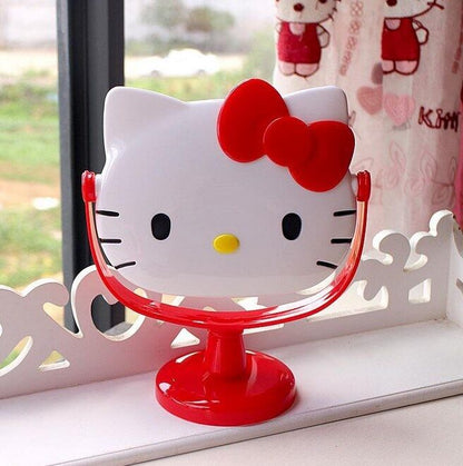 New Cute My Melody Desk Table Bow Women Make-up Mirror Cosmetic Mirror