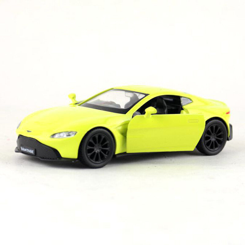 1/36 Aston Martin Vantage Model Car Diecast Toy Vehicle Boys Toys Kids Yellow
