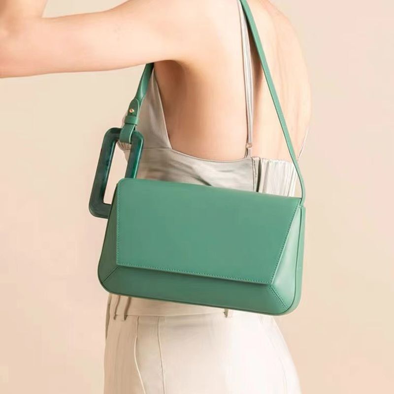 Handbags Long Flap Luxury Acrylic Shoulder Fashionable Purses Clutch Pouch Bags
