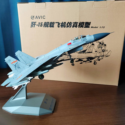 1:72 30CM AVIC China J-15 Shipboard Fighter Plane Diecast Aircraft Model