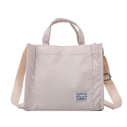 Handbag Corduroy Ladies Bag Single Shoulder Bag Buckle Messenger Small Square
