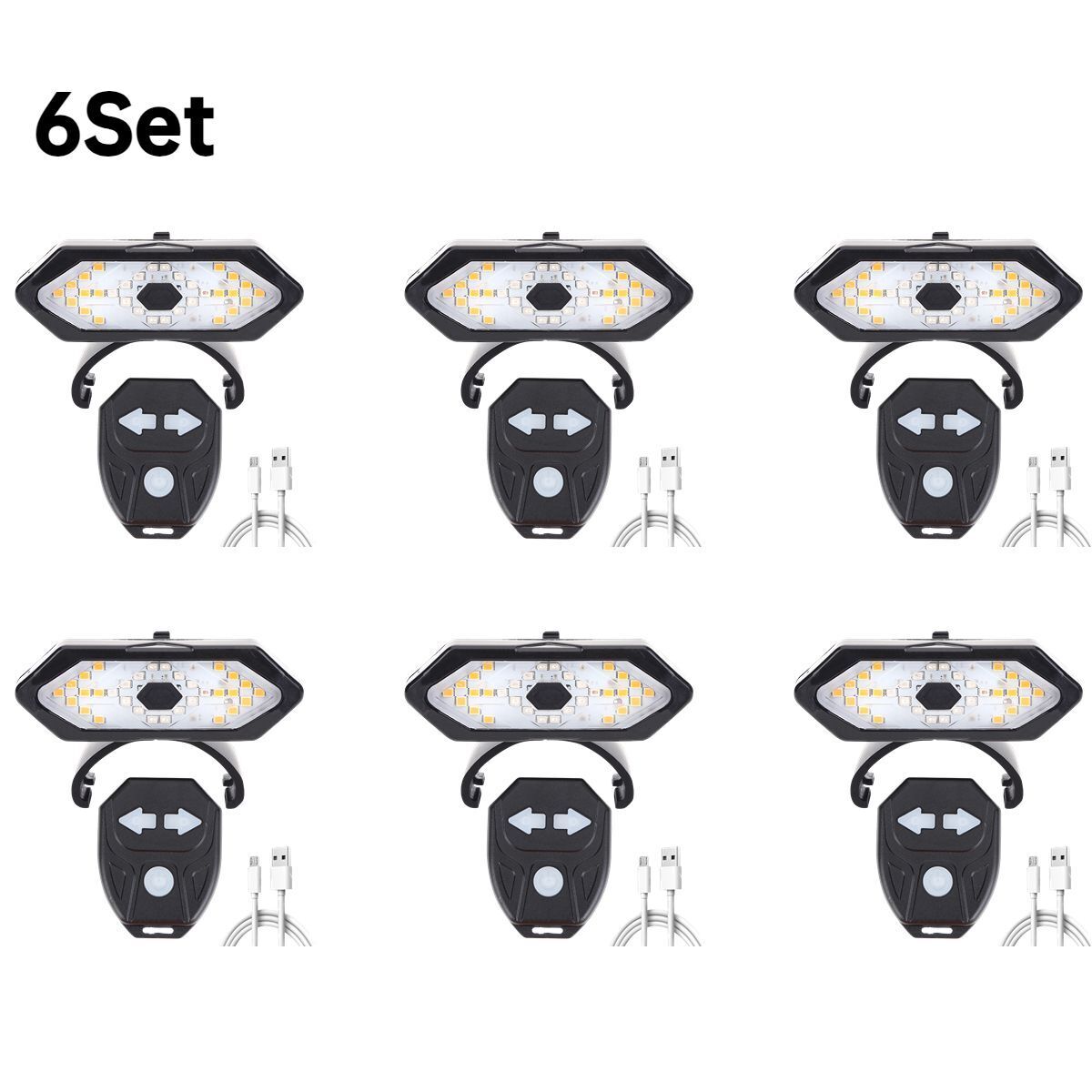 Smart Electric Scooter Turn Signal Lamp For Xiaomi M365 Pro Mi4 Usb Rechargeable
