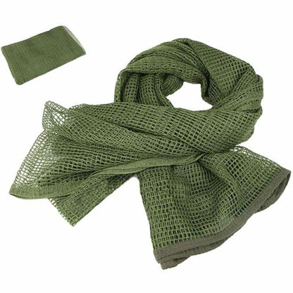 190*90 cm Cotton Scarf Mesh Sniper Airsoft Face Mask Camping Bandana Camouflage