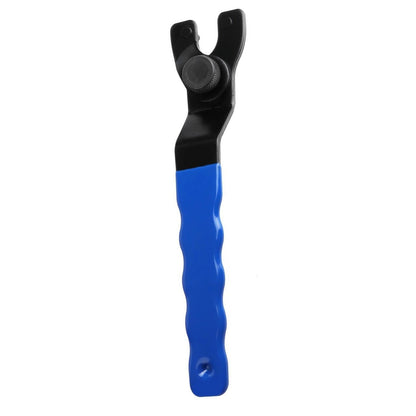 Durable Grinder Disc Wrench Tool Adjustable 0.5-1.25in Pin Spanner Rubber Grip;