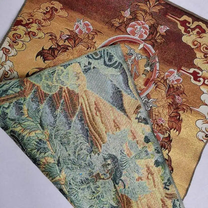 36 "Tibetan Silk Hand Embroidery Nepalese Tangka Embroidery Tara Buddha Statue"