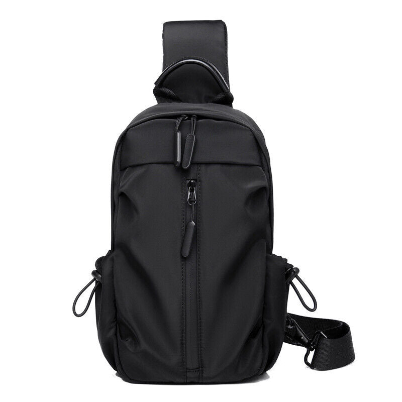 Waterproof Chest Bags Shoulder Bags Neck Sling Bag Male CrossBody Bag Fanny Pack