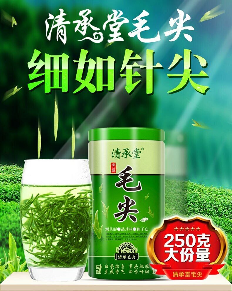 China Xinyang Maojian Tea High Quality Xin Yang Tea Mao Jian Green Tea 250g Tin