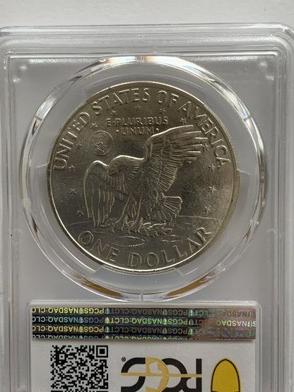 1971 S Dwight D. Eisenhower IKE Silver Dollar $1 Coin PCGS MS65 GEM Moon Landing